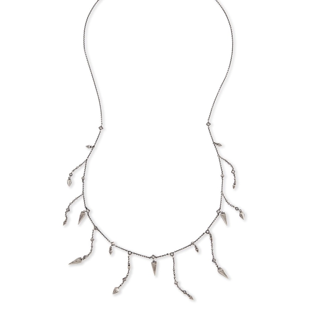 Kendra Scott Loralei Necklace in Antique Silver